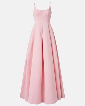 STAUD Abito Lungo Joy - Rosa