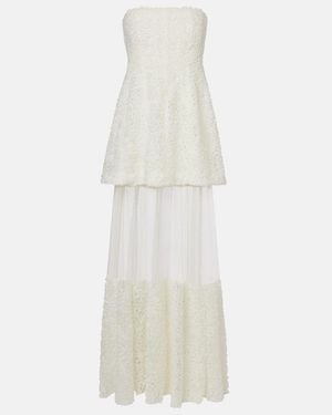 Jonathan Simkhai Marella Bustier Maxi Dress - White