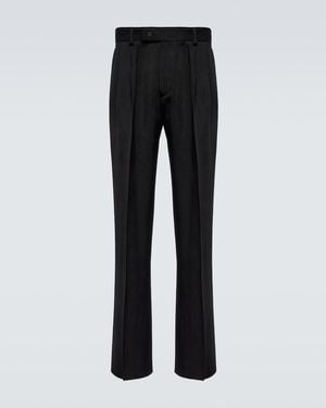 Amiri Twill Straight Trousers - Black