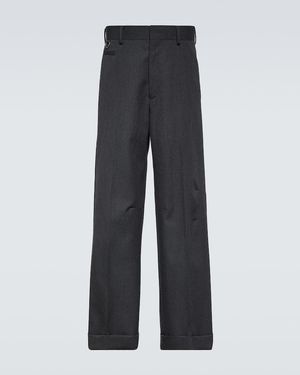 Undercover Gerade Hose Aus Wolle - Grau