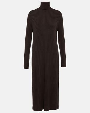 Jardin Des Orangers Turtleneck Cashmere Jumper Dress - Black