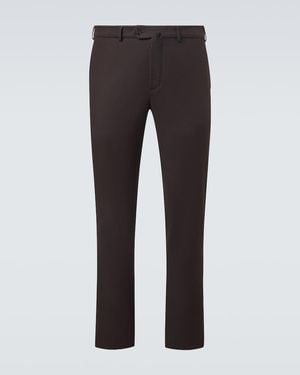 Loro Piana Carlo Cotton-Blend Chinos - Grey