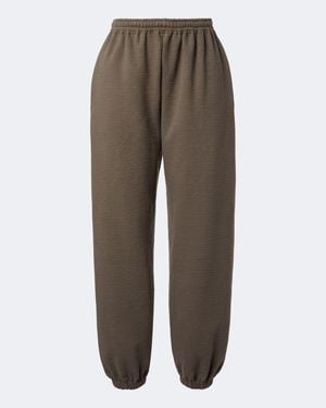 Magda Butrym Cotton-Blend Joggers - Brown