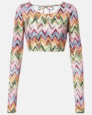 Missoni Zigzag Crop Top - Multicolour