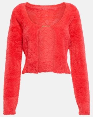 Jacquemus Cardigan La Maille Neve Manches Longues - Rot