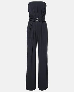 Max Mara Fiero Draped Jumpsuit - Blue