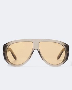 Tom Ford Bronson Aviator Sunglasses - Natural
