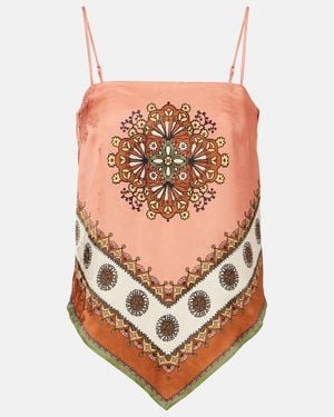 ALÉMAIS Contina Jacquard Top - Pink
