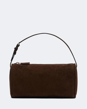 The Row Henkeltasche '90S Aus Veloursleder - Braun