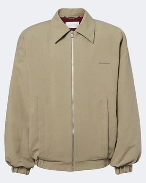Magda Butrym Cotton Twill Blouson Jacket - Natural
