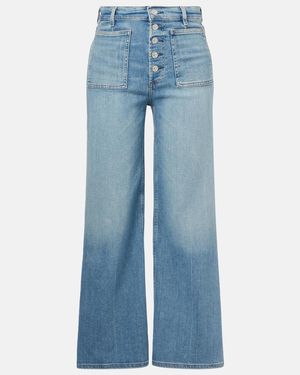 Citizens of Humanity Lyra Patch Pocket Flared Jeans - Blue