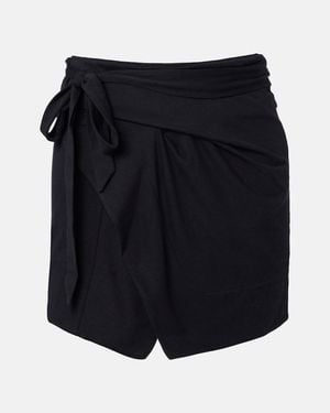 Isabel Marant Wickelrock Berenice Aus Baumwoll-Jersey - Blau