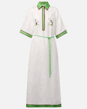 ALÉMAIS Play Polo Dress - White