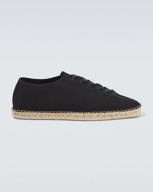 Lemaire Espadrilles Linoleum Aus Canvas - Schwarz