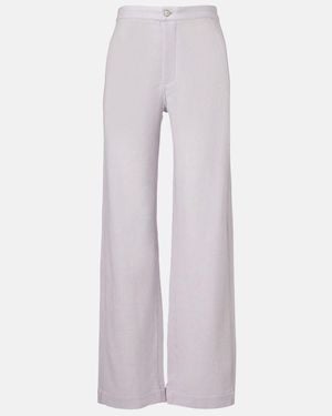 God's True Cashmere Affirmations Cashmere Pyjama Trousers With Moonstone - Purple