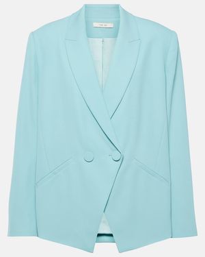 The Sei Crepe Blazer - Blue