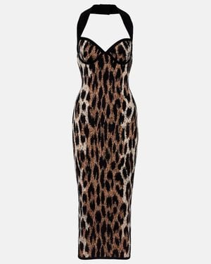Balmain Dress With Lurex Thread - White