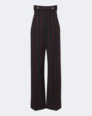 Vivienne Westwood Hose Lauren Aus Einem Wollgemisch - Schwarz