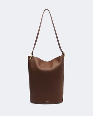 JOSEPH Bolso Al Hombro Bucket Large De Piel - Marrón