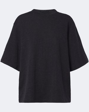 Rohe Camiseta De Punto De Lana - Negro
