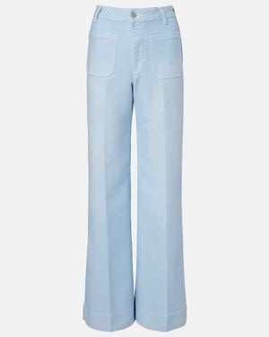 Victoria Beckham Mid-Rise Jeans Alina - Blau