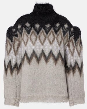 Acne Studios Pullover Aus Einem Mohairgemisch - Grau