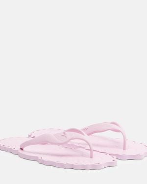 Zimmermann Seafoam Thong Sandals - Pink