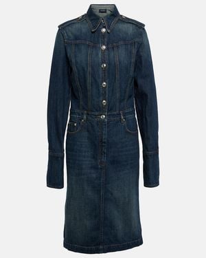 Sportmax Denim Midi Dress - Blue