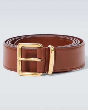 Miu Miu Leather Belt - Brown