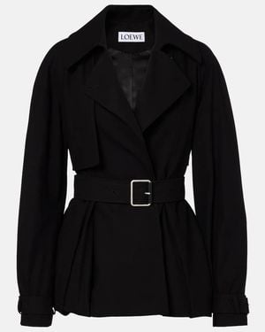 Loewe Balloon Cotton Jacket - Black