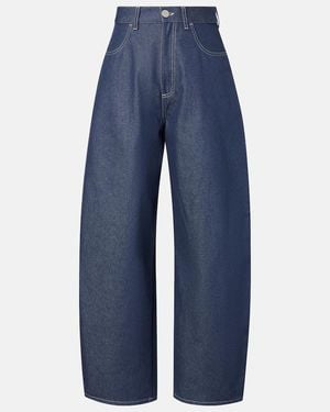 Rohe High-Rise Barrel-Leg Jeans - Blue