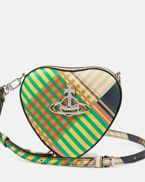 Vivienne Westwood Schultertasche Saff Heart Mini - Grün