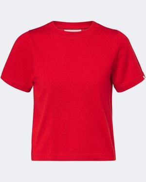 Extreme Cashmere N°267 Tina Cotton And Cashmere T-Shirt - Red