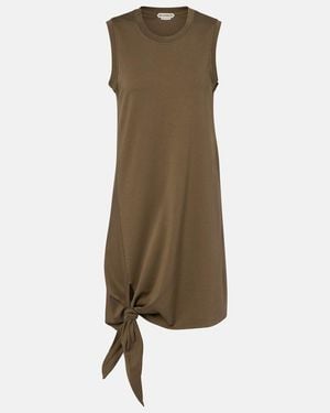 JW Anderson Minikleid Aus Baumwoll-Jersey - Grün