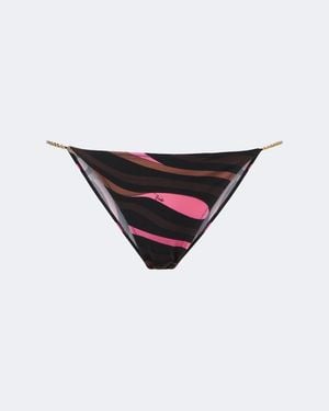 PUCCI Marmo Chain-Detail Bikini Bottoms - White