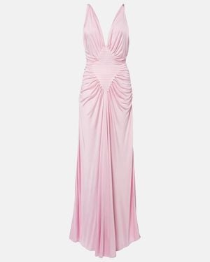 Versace Robe Aus Jersey - Pink