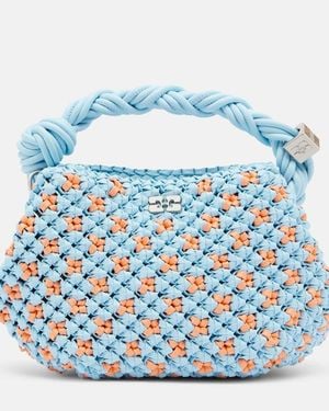 Ganni Tote Bou Mini - Blau