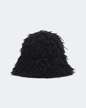 Fendi Wool-Blend Hat - Black