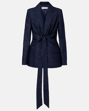 Gabriela Hearst Grant Denim Blazer - Blue