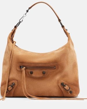 Balenciaga Bolso Le City Small De Ante - Marrón