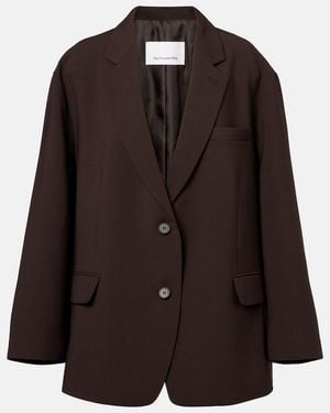 Frankie Shop Bea Oversized Blazer - Brown