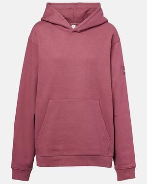 Alo Yoga Renown Cotton-Blend Terry Hoodie - Pink