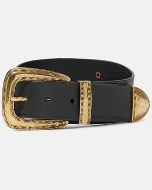Magda Butrym Leather Belt - Black
