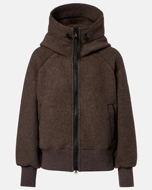 Canada Goose Label Jacke Chilliwack Aus Einem Wollgemisch - Braun