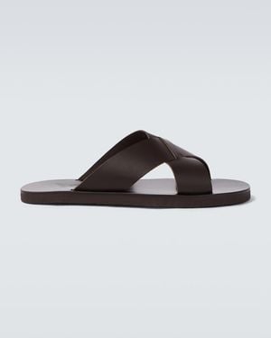 Ancient Greek Sandals Sandalen Bios Aus Leder - Braun