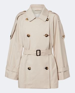 Max Mara The Cube Cotton-Blend Twill Jacket - Natural