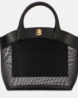 SAVETTE Tondo Small Mesh Tote Bag - Black