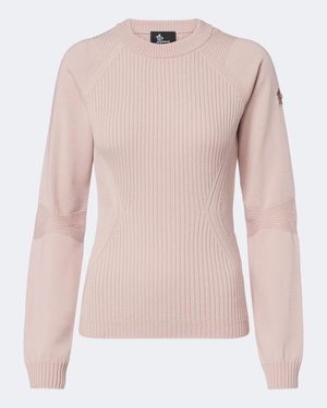 Moncler Pullover Aus Einem Wollgemisch - Pink