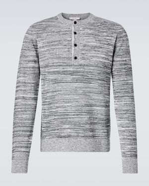 JW Anderson Henley-Top - Grau
