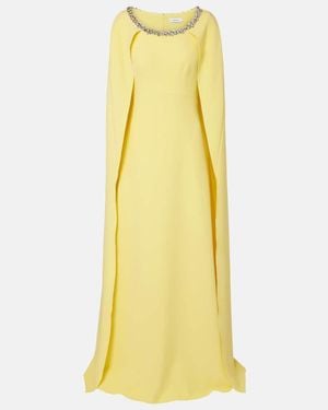 Safiyaa Embellished Gown - Yellow